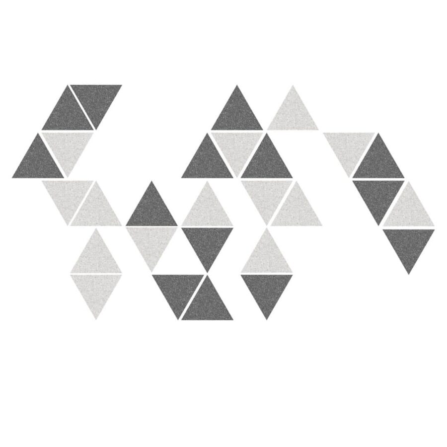 producto triángulos decorativos Terra Gray