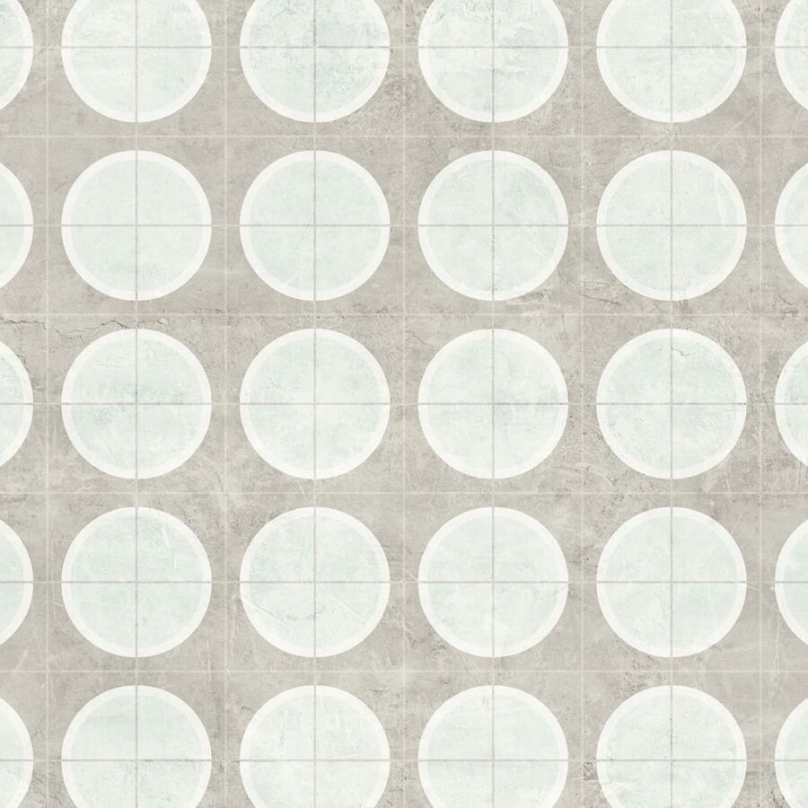 Detalle alfombra vinílica Cercle