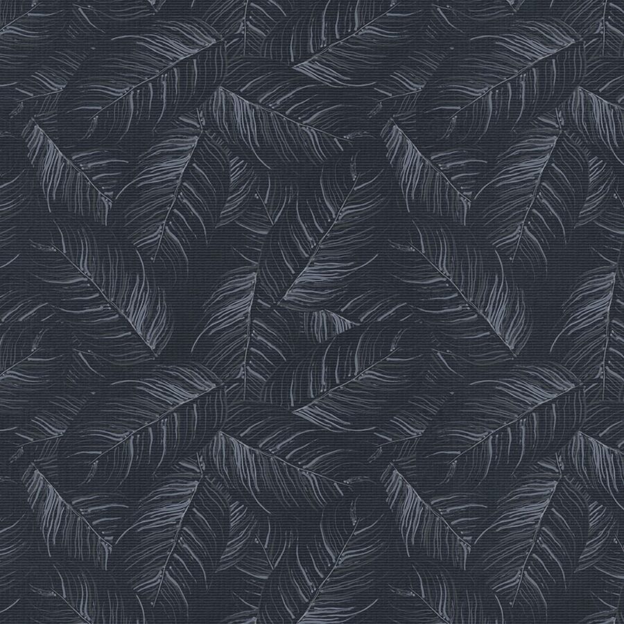 Detalle de la alfombra Jungle Palms Night