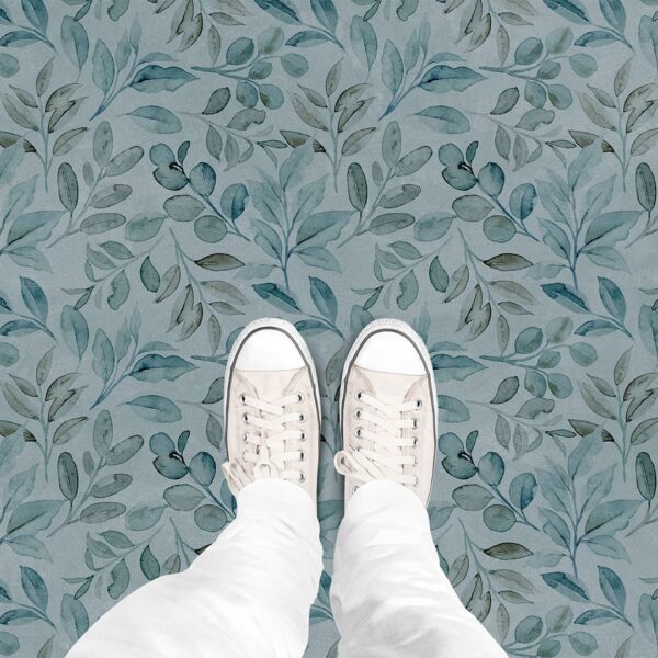 Detalle pies alfombra vinílica Eden Garden