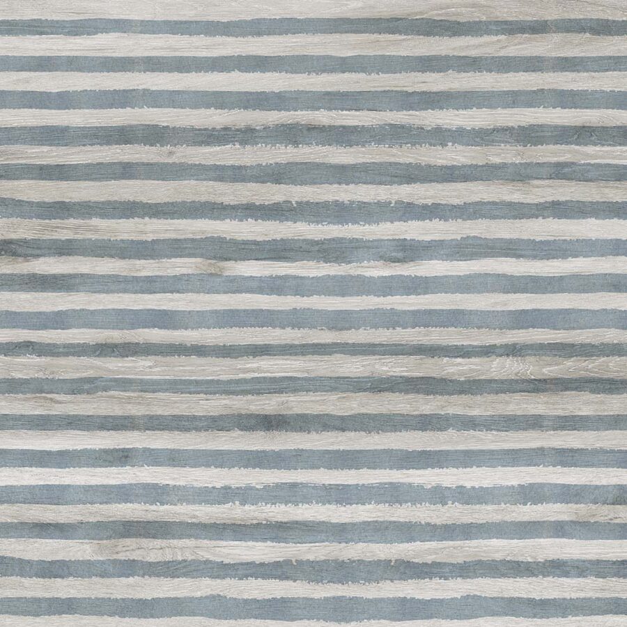 Detalle de la alfombra Tongass en tonos azules
